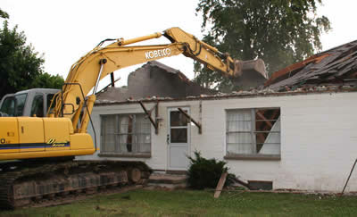 Englewood home demolition